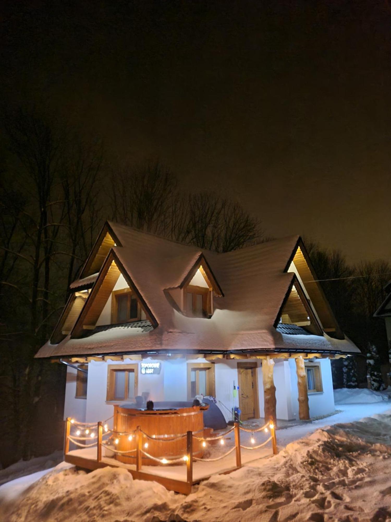Toporowe Izby Groń Exteriér fotografie